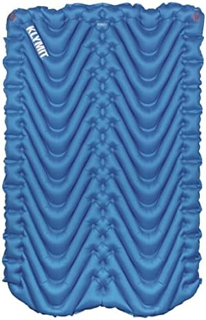 KLYMIT Double V Inflatable Sleeping Pad | Thick, Lightweight, Easy to Inflate, Foldable Air Bed Mattress for Camping & Backpacking