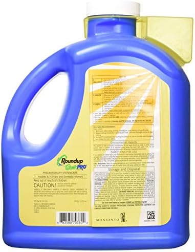 Roundup QuikPro, 6.8 lb. Jug | Water-Soluble Granules, Makes 72 Gallons, Visible Results in 24 Hours, Complete Weed Control