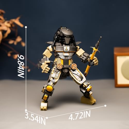 Xenomorph Horror Action Figure Building Kit Compatible with Lego for Adults | Cool Halloween Decor Toy For Boys 8-14 Years Up 558pcs