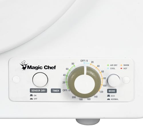 2.6 cu. ft. White Compact Electric Dryer | 2.6-Cu. Ft. Compact Electric Dryer, White, Perfect for Home or Apartment