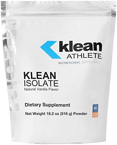Klean Athlete Klean Isolate - Whey Protein Isolate - Daily Protein & Amino Acid - Intake for Muscle Integrity* - NSF Certified for Sport - 20