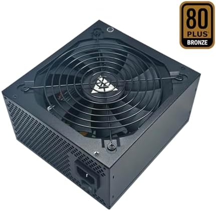 Apevia ATX-JP800W Jupiter 800W 80 Plus Bronze Certified Active PFC ATX Gaming Power Supply, Supports Dual/Quad Core CPUs, SLI/Crossfire/Haswell, 3 Year Warranty | 80+ Bronze PSU, Auto Thermal Controlled 135mm Fan, Heavy Duty Protections, Active PFC, Low…