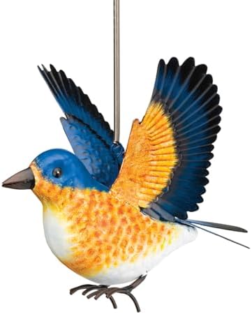 Regal Art & Gift Bird Bouncie, Hand-Painted Metal Spring Garden Decor
