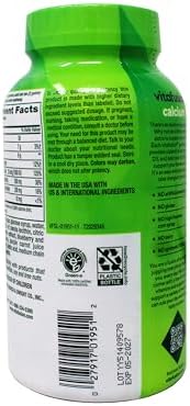 Vitafusion Gummies Calcium with Vitamin D3, 100 Count, Pack of 2