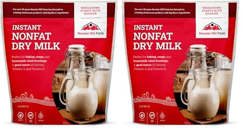 Hoosier Hill Farm Instant Nonfat Dry Milk Powder, 1LB (Pack of 1)