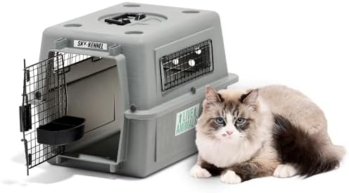 Petmate Sky Kennel - For Air and Travel, Airline Compliant Dog Crate for Pets 50-70 lbs, Heavy Duty Dog Kennel, Made in the USA- 36 Inches