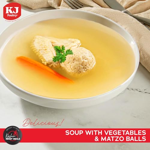 KJ Poultry Kosher Ready Meals - Shabbos Beef Variety (6 Pack) Prepared Entree Fully Cooked