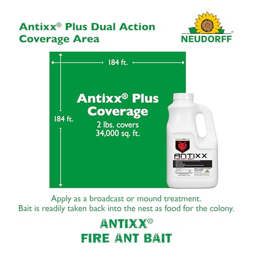 Neudorff Antixx Fire Ant Bait Controls Fire Ants for up to 2 Months 2 LBS.