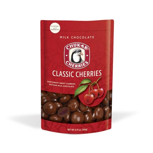Chukar Cherries Classic Milk Chocolate Cherries (Pack of 2)