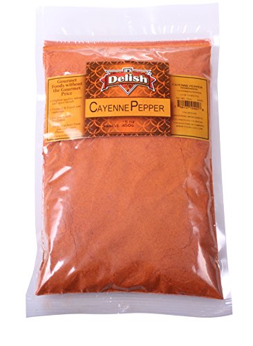 Cayenne Pepper Powder by It’s Delish, 5 LBS Bulk Bag | All-Natural Red Pepper Powder for Cooking, Camping, and Meals | Kosher and Non-GMO