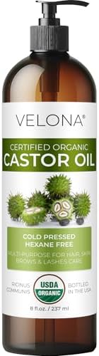 velona USDA Organic Pumpkin Seed Oil - 8 fl oz, Cold Pressed, with Pump