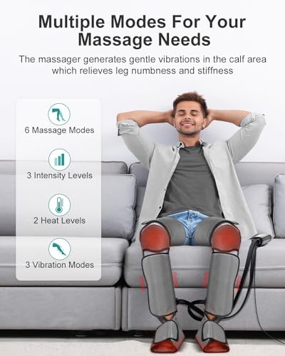 Nekteck Leg Compression Massager for Circulation and Relaxation