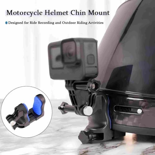 Chin Mount Motorcycle Helmet for HJC CS-R3 2019–2026 | Adjustable Without Tools, 270° Bidirectional Rotation, Anti-slip Textured Silicone Pad.