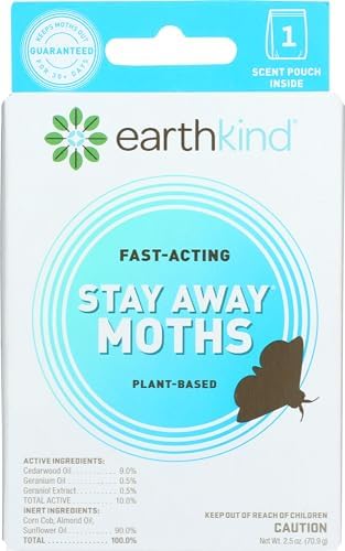 Earthkind Stay Away, Moth Repellent, 2.5 Ounce