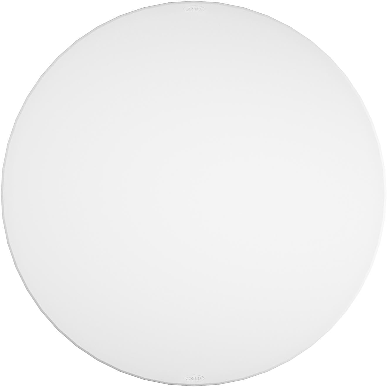 Cosco 6ft Fold-in-Half Blow Molded Folding Table, Indoor/Outdoor, Comfort Handle, Lightweight Plastic Construction - White