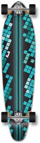Graphic Series Complete Kicktail Skateboards Longboard w/BlackWidow Premium 80A Grip Tape, Aluminum Truck, ABEC9 Bearing, 71mm Skateboard Wheels