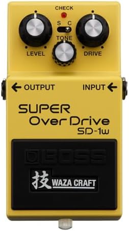 BOSS SD-1 SUPER Overdrive | Compact Overdrive Pedal | Genre-Defining Sound & Feel | Unique Clipping Circuitry Produces Tube-Like Characteristics | Dynamic Tone Options | Easy-To-Use Controls | Compact Overdrive Pedal. Genre-Defining Sound and Feel, Uniqu…