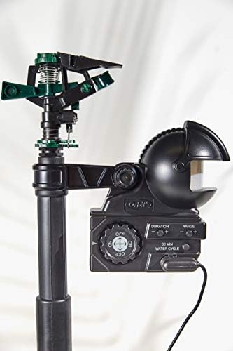 Enforcer Motion-Activated Sprinkler Black