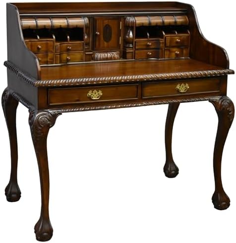 Crafters and Weavers Legacy Escritoire Secretary Desk - Brown Walnut