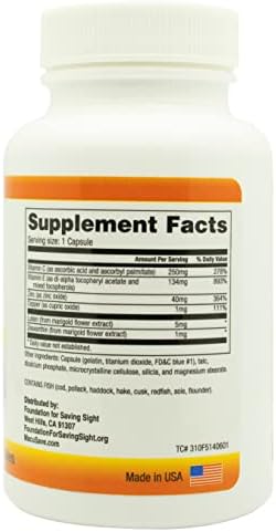 Complete Eye Vitamins and Minerals based on AREDS-2