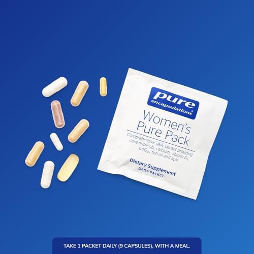 Pure Encapsulations Women's Pure Pack - for Women Over 40 - Bone, Heart, Eye & Breast Health* - with Calcium, DHA