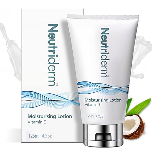 NEUTRIDERM Daily Face Moisturizer with Natural Vitamin E Cream, Moisturizing Lotion for Face and Body, Wrinkles, Dry, Acne-Prone