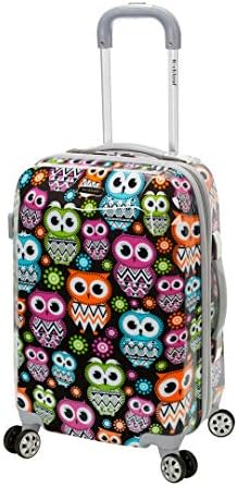 Rockland Vision Hardside 3 Piece Spinner Wheel Luggage Set, (20"/24"/28"), Love