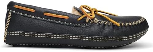 Minnetonka Men's Sheepskin Moose Slipper