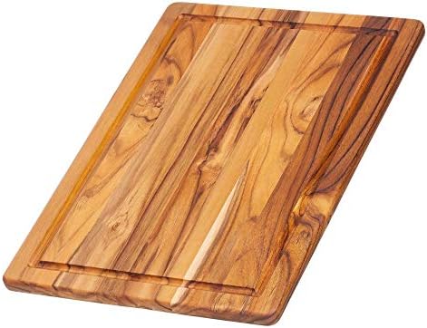 Teakhaus Cutting Board, Wood, Brown, 40 x 28 x 1.4 cm