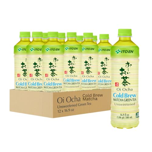Ito En Tea Oi Ocha Green Tea, Unsweetened, 16.9 Ounce (Pack of 12)