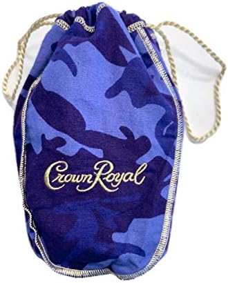Limited Edition Camo Crown Royal Bag with Gold Drawstring