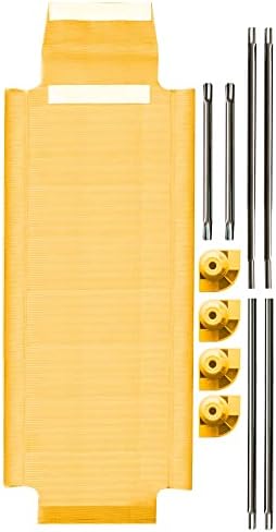 Acrimet Toddler Cot Bed for Kids, Travel, Day Care, 52" x 21" Yellow 1 Pack