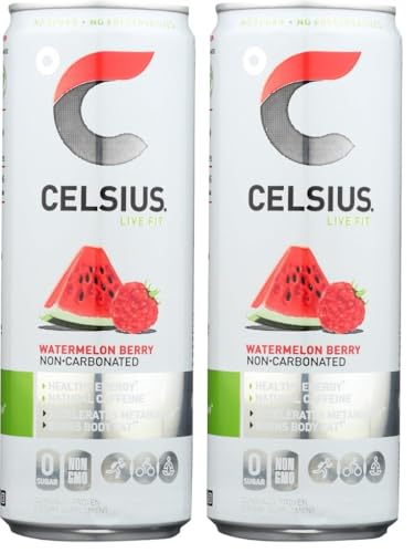 CELSIUS Sparkling Peach Vibe, Functional Essential Energy Drink 12 Fl Oz (Pack of 4)