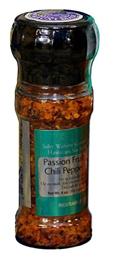 Salty Wahine Gourmet Hawaiian Sea Salts, Hawaiian Sea Salt and Rainbow Peppercorns, 4 Ounce