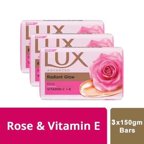 LUX Flaw-less Glow Jasmine Soap Bar, 3x150g