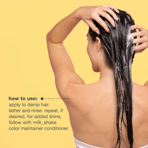 milk_shake color maintainer shampoo | for color-treated hair | sulfate-free formula with milk proteins and sunflower seed extract to help preserve