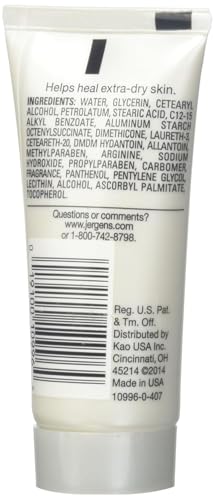 Jergens Ultra Healing Lotion, Hand and Body, Dry Skin Travel Size Moisturizer, for Absorption into Extra Dry Skin, Use After Washing Hands, 1 Ounce, with HYDRALUCENCE blend, Vitamins C, E, B5
