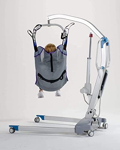 Patient Aid Full Body Mesh Patient Lift Sling for Safe Transfers | 110-200 lb Capacity | Breathable Mesh Fabric | Full Body Support | Hoyer Safe Lifting for Elderly & Bariatric