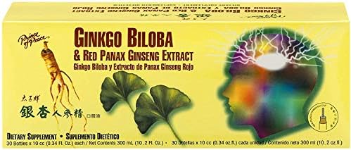 Prince Of Peace, Ginko Ginseng Extract, 0.34 Fl Oz, 30 Pack