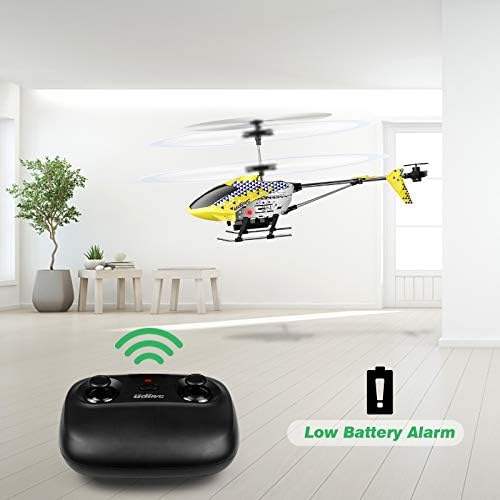 U12S Mini RC Helicopter with Camera Remote Control Helicopter Yellow