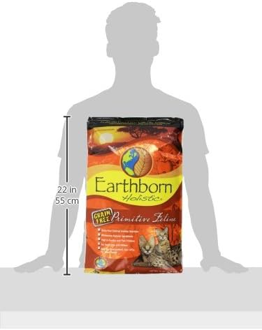 Earthborn Holistic Primitive Feline Grain-Free Dry Cat Food 4 Pound (Pack of 1)