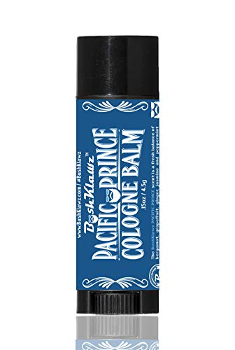 BushKlawz Active Prince Travel Solid Cologne Balm – Refreshing Metro Cologne for Active Men – Best Fresh Active Scent Solid Alcohol Free Cologne for travel Best Gift for Men