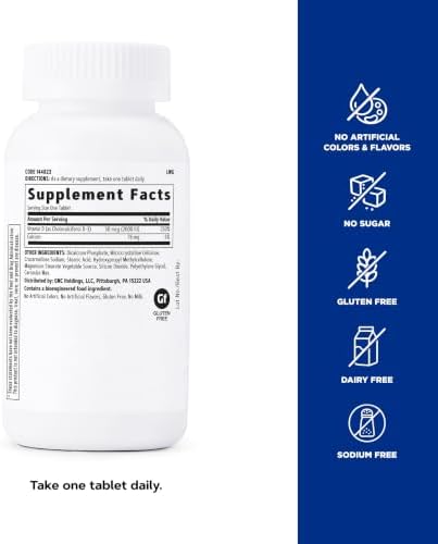 GNC Vitamin D3 50mcg Supplement, 2000 IU, Supports Teeth and Bone Health,180 Servings