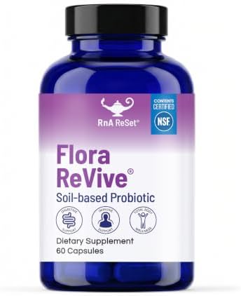 RnA ReSet Flora Revive - Soil-Based Probiotic for Gut Health (60 Capsules)
