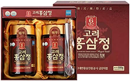 (250g (8.8oz) x 2 Bottles per Box) Korean 6 Years Root Red Ginseng Extract, Saponin, Panax