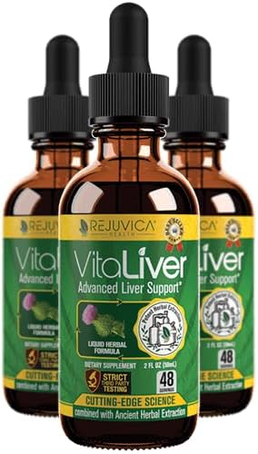 VitaLiver - Liver Health Supplement - Support Liver Cleanse & Detox - Liquid Delivery for Absorption - Milk Thistle, Artichoke, Chanca Piedra, Dandelion & More!