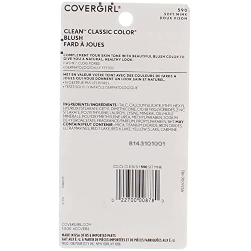 CoverGirl Classic Color Blush Iced Plum(C) 510, 0.3-Ounce Pan (Pack of 2)