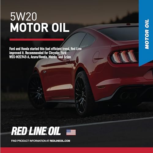 Red Line 15204 SAE 5W20 Fully Synthetic Motor Oil - 1 Quart (6 Pack)