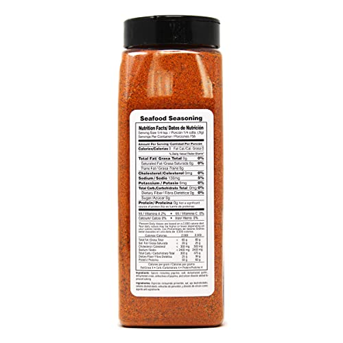 Badia Blackened Seafood Seasoning, 1.5 lb – Creole Spice Blend | Bold Creole-inspired seasoning for blackened seafood, fish, shrimp, meats, grilling, pan-searing, and Southern-style recipes
