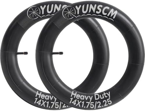 14" Heavy Duty Bike Tubes 14 E-Bike Tubes 14x1.75/2.25 Inner Tubes